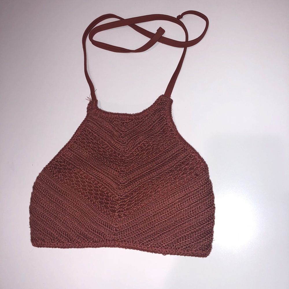 Halter bikini top